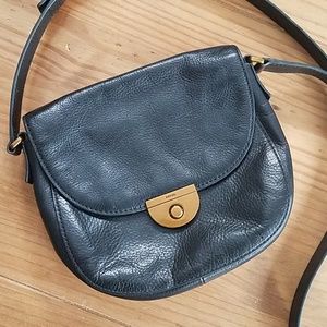Black Fossil saddle bag